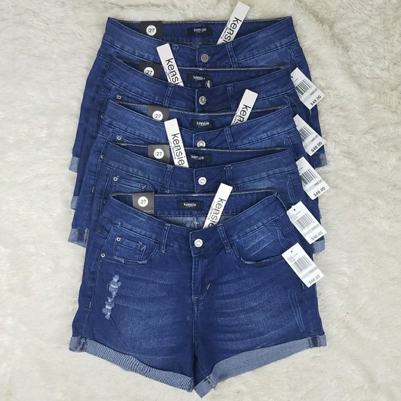 *Last Chance* KENSIE Stretch Denim Jean Shorts 27 - Picture 8 of 8